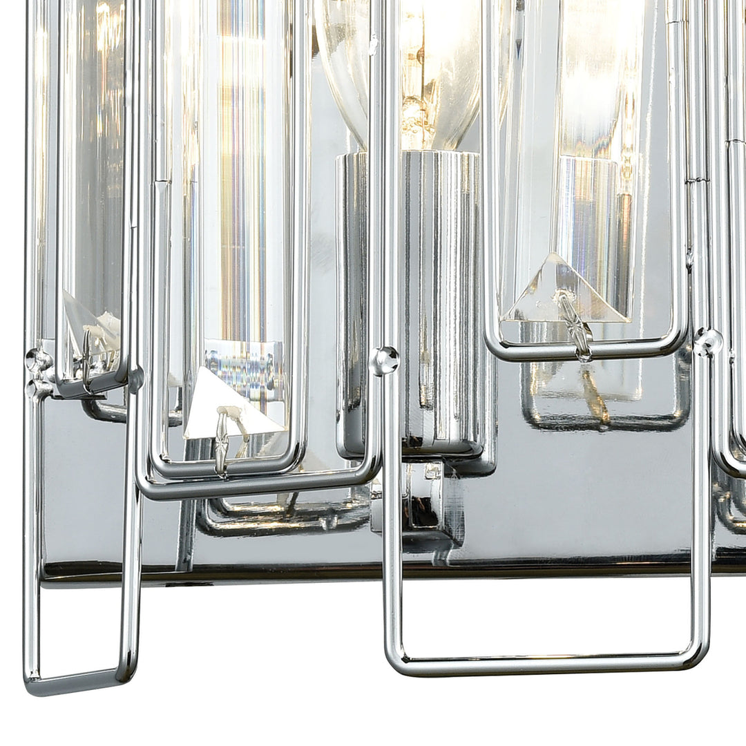 Crosby 9 Wide 2-Light Vanity Light - Polished Chrome Image 3