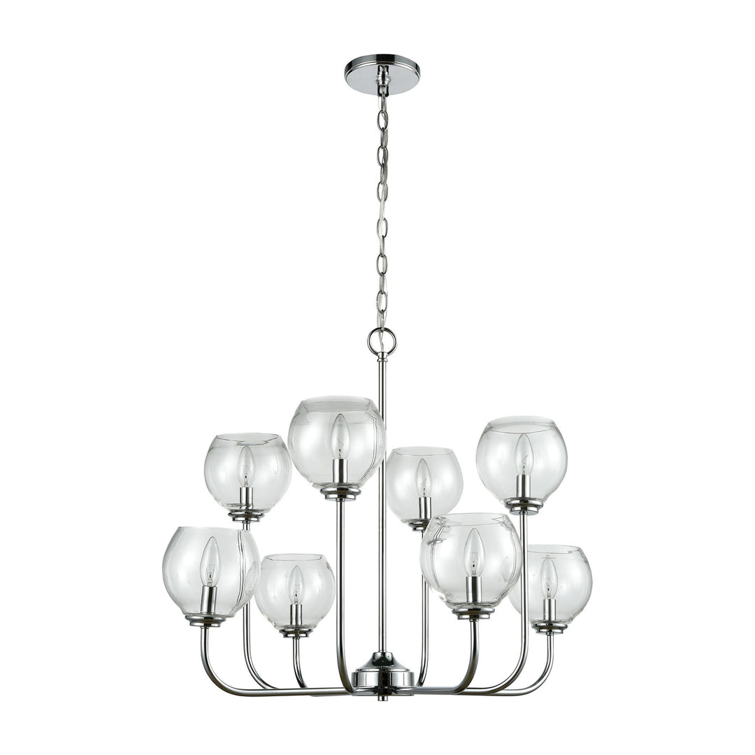 Emory 30 Wide 8-Light Chandelier - Polished Chrome Image 5