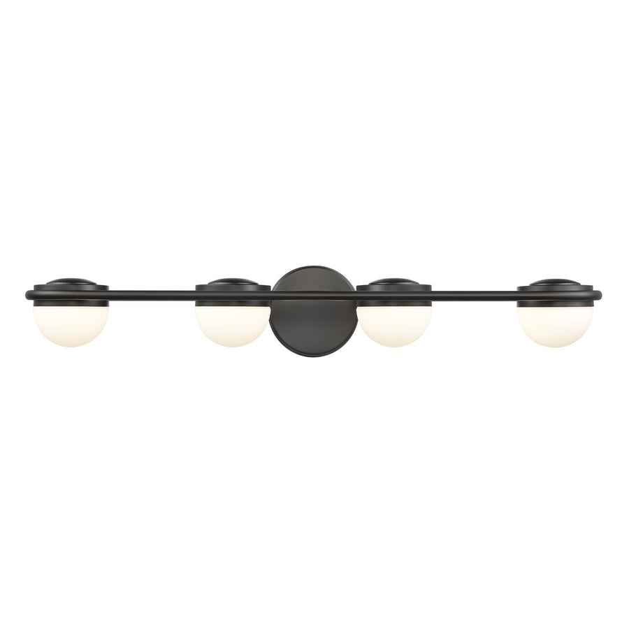 Nelly 31 Wide 4-Light Vanity Light - Matte Black Image 1