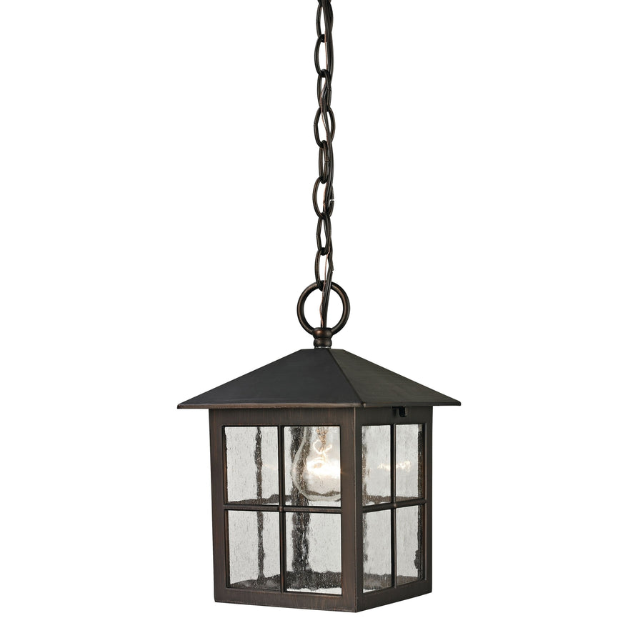 Shaker Heights 7 Wide 1-Light Outdoor Pendant - Hazelnut Bronze Image 1