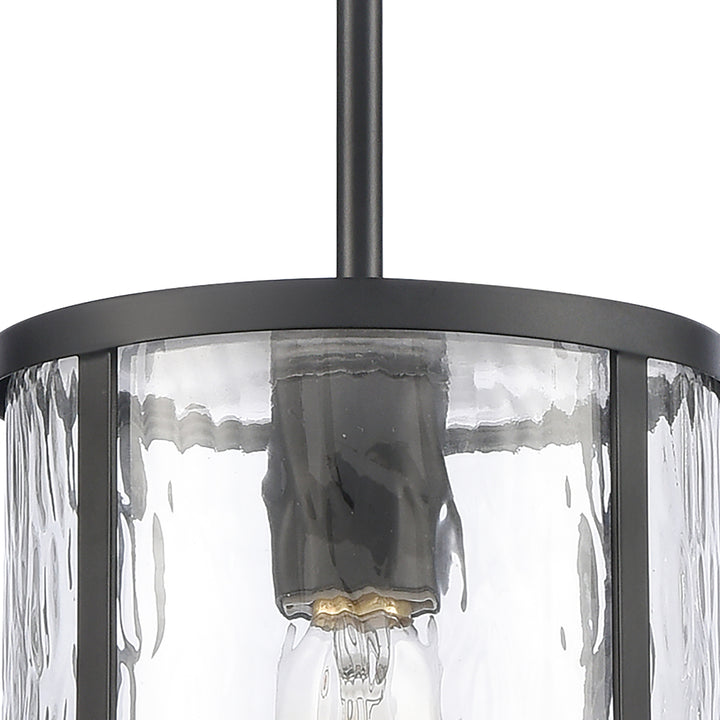 Solace 7 Wide 1-Light Mini Pendant - Matte Black Image 3