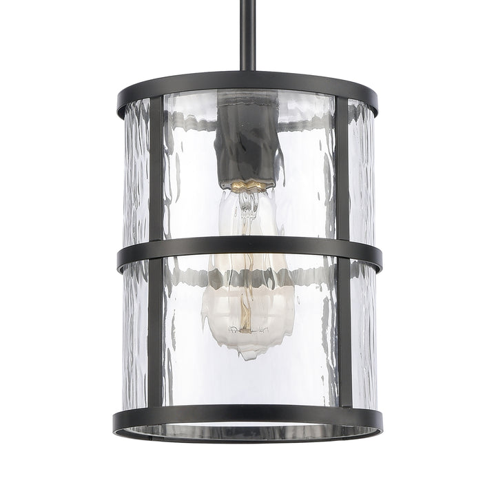 Solace 7 Wide 1-Light Mini Pendant - Matte Black Image 4