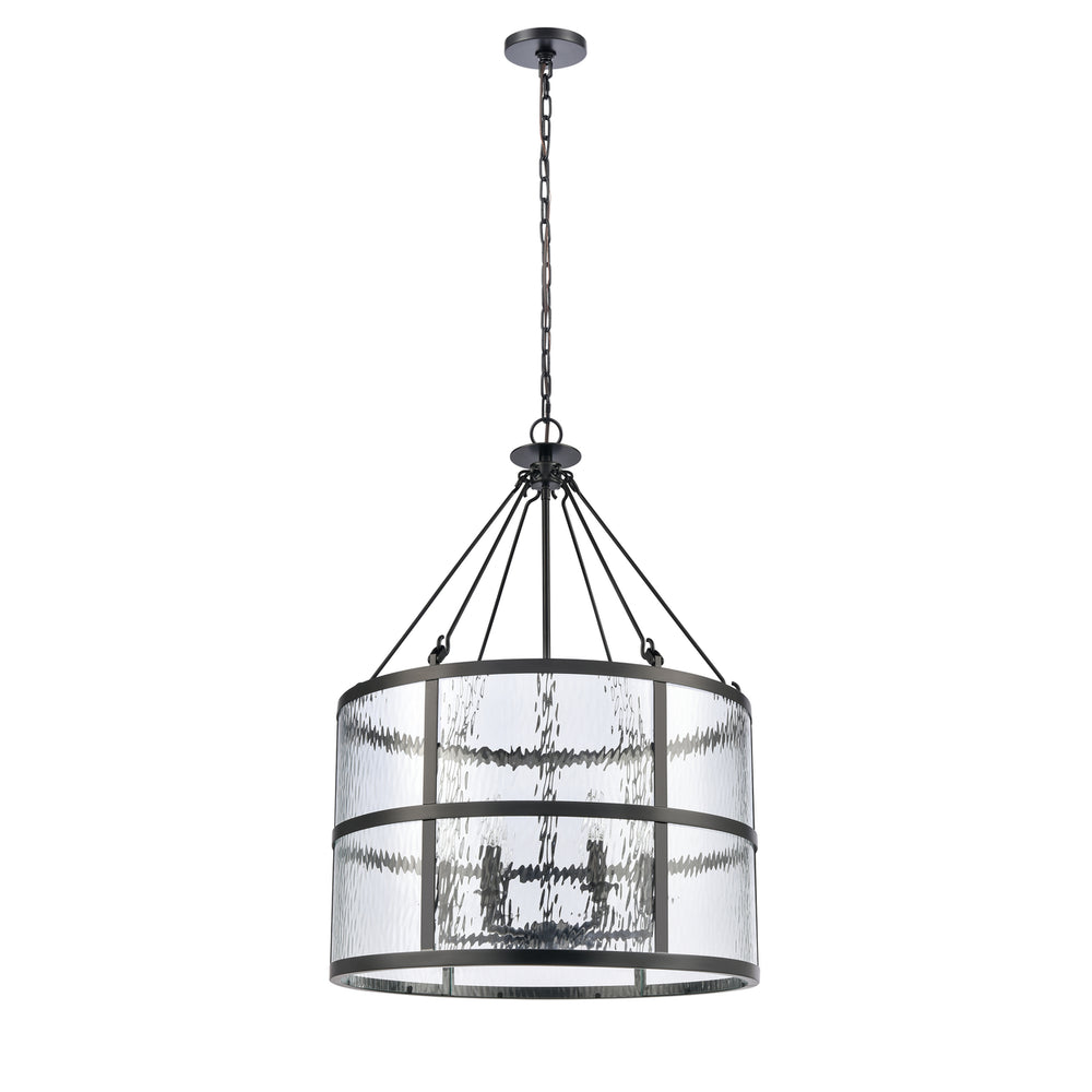 Solace 24 Wide 6-Light Pendant - Matte Black Image 2