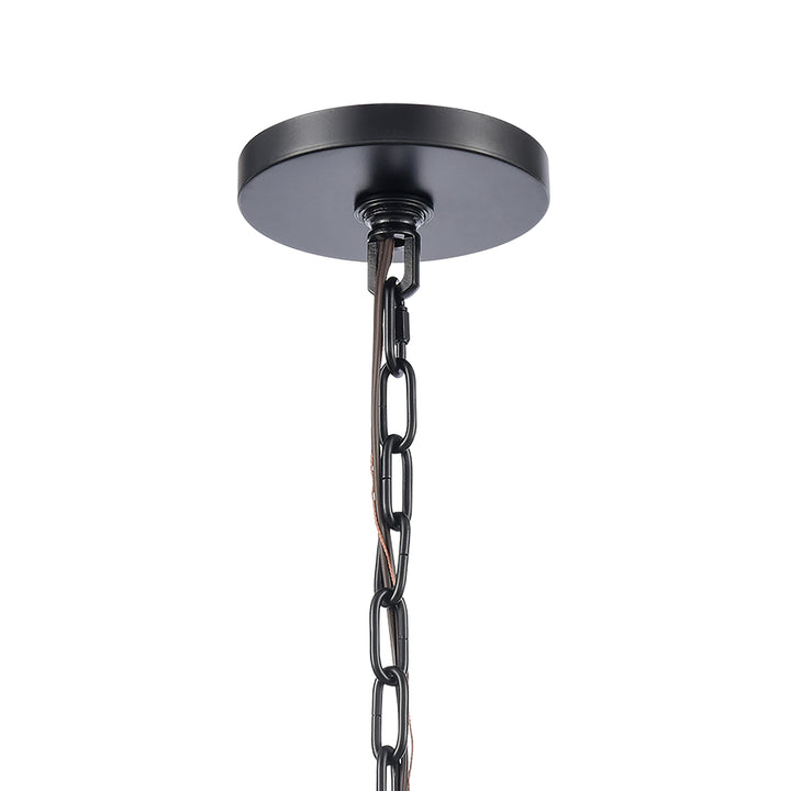 Solace 24 Wide 6-Light Pendant - Matte Black Image 5