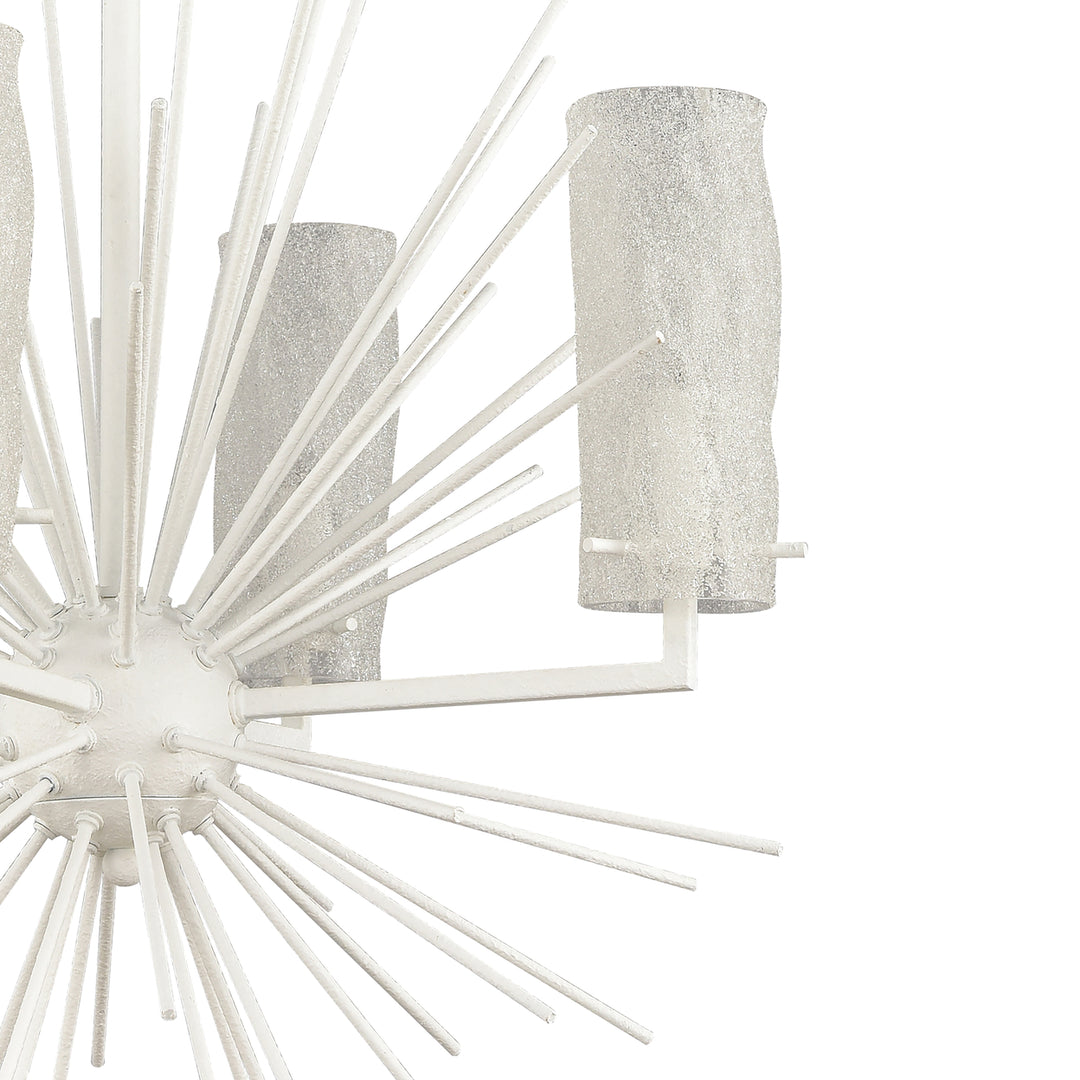 Sea Urchin 20 Wide 4-Light Chandelier - White Coral Image 4