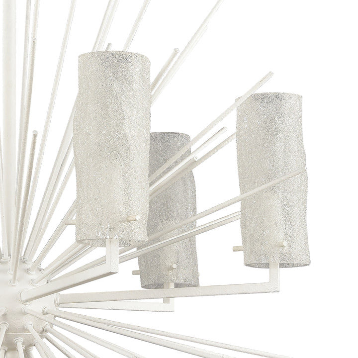 Sea Urchin 27 Wide 6-Light Chandelier - White Coral Image 4