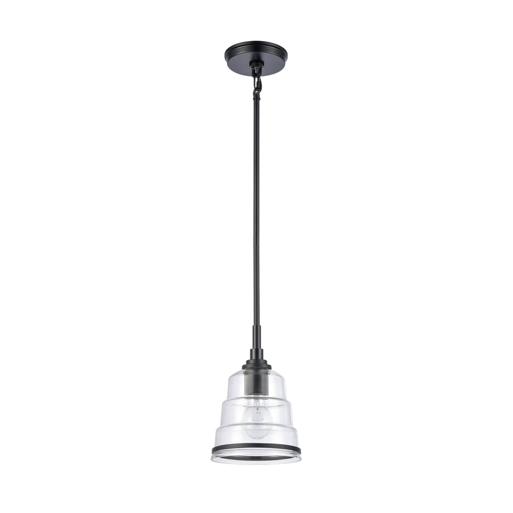 Boyer 6.5 Wide 1-Light Mini Pendant - Matte Black Image 2