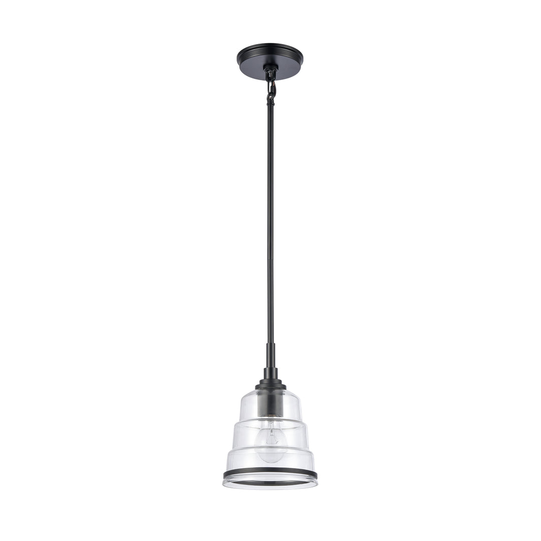 Boyer 6.5 Wide 1-Light Mini Pendant - Matte Black Image 2