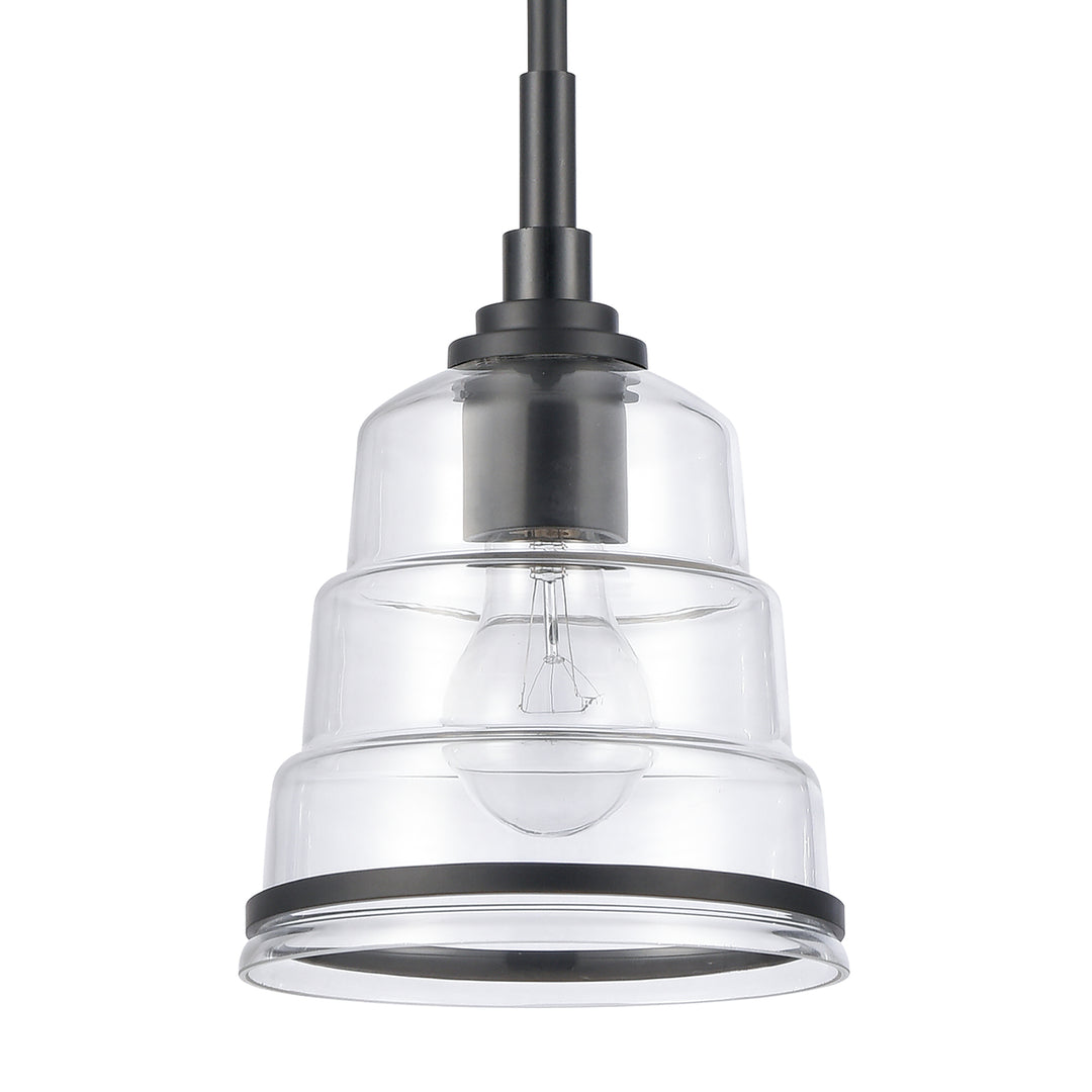 Boyer 6.5 Wide 1-Light Mini Pendant - Matte Black Image 4