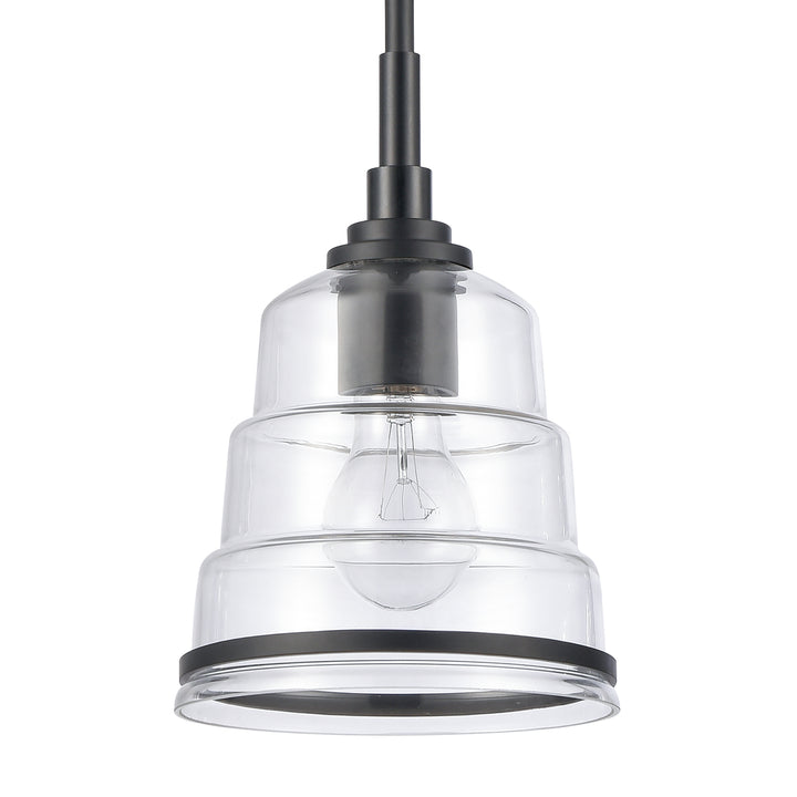 Boyer 6.5 Wide 1-Light Mini Pendant - Matte Black Image 4