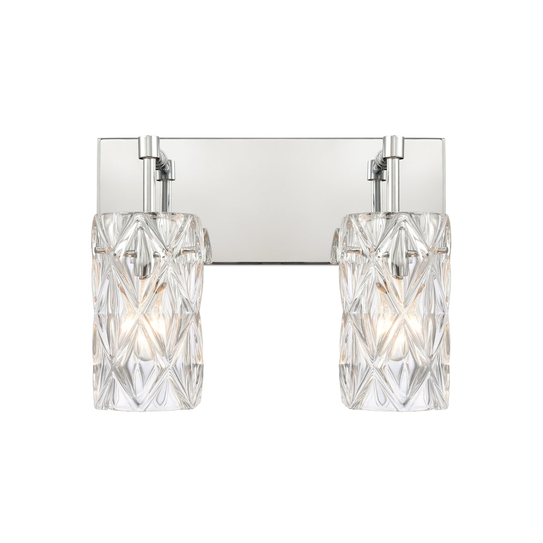 Forma de Crystal 14 Wide 2-Light Vanity Light - Polished Chrome Image 1