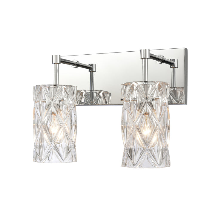 Forma de Crystal 14 Wide 2-Light Vanity Light - Polished Chrome Image 3