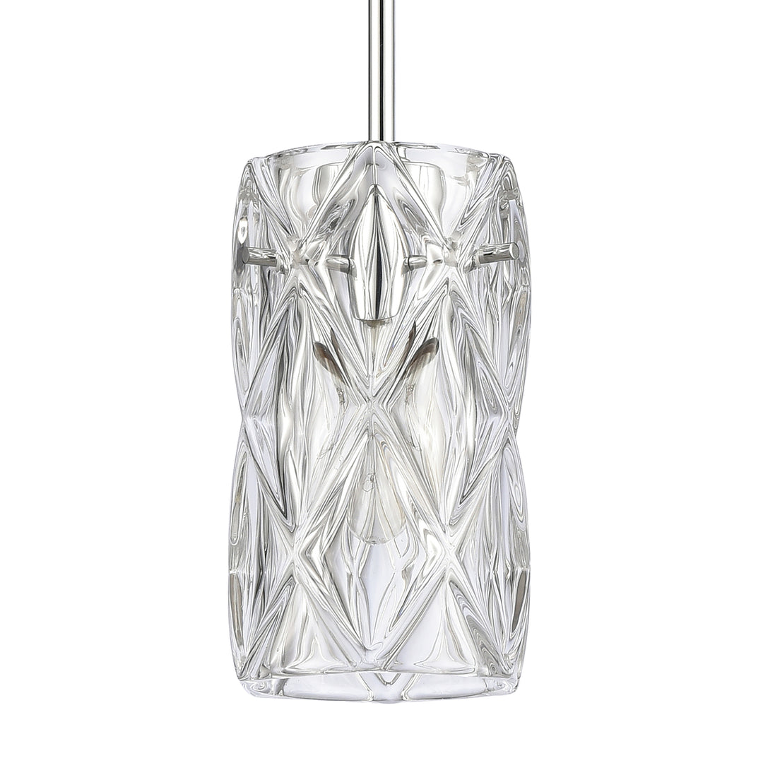 Forma de Crystal 4 Wide 1-Light Mini Pendant - Polished Chrome Image 3