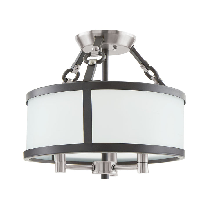 Armstrong Grove 13 Wide 3-Light Semi Flush Mount - Espresso Image 2