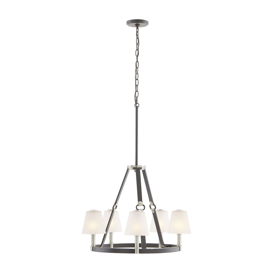 Armstrong Grove 25 Wide 5-Light Chandelier - Espresso Image 1