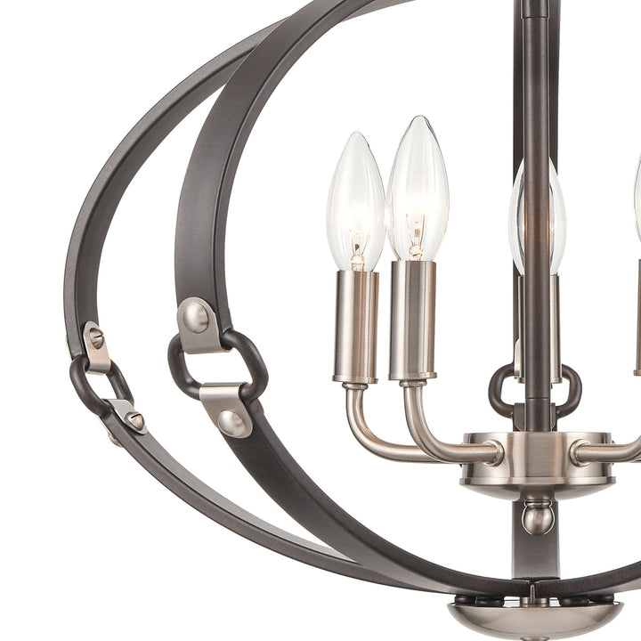 Armstrong Grove 20 Wide 5-Light Chandelier - Espresso Image 4