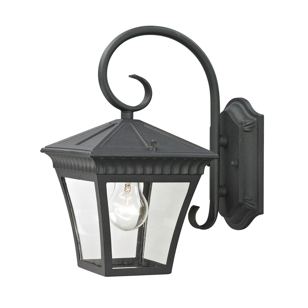 Ridgewood 12 High 1-Light Outdoor Sconce - Matte Textured Black Image 1