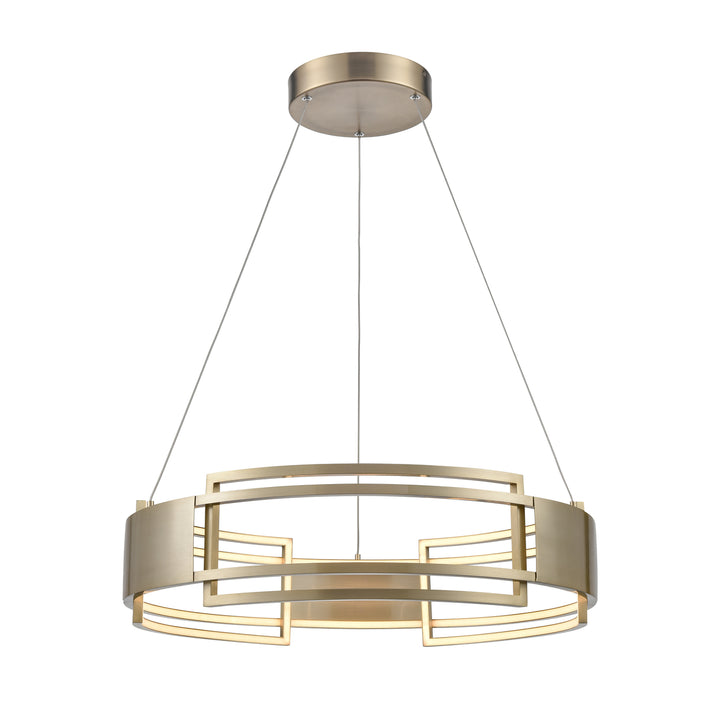 Fashionista 24 Wide LED Pendant - Bronze Image 1