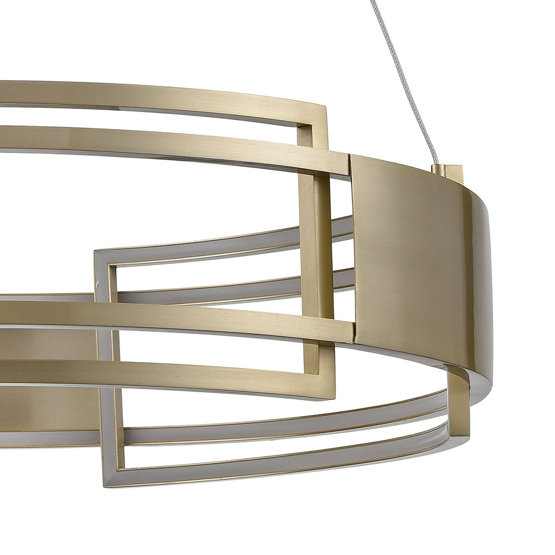 Fashionista 24 Wide LED Pendant - Bronze Image 4