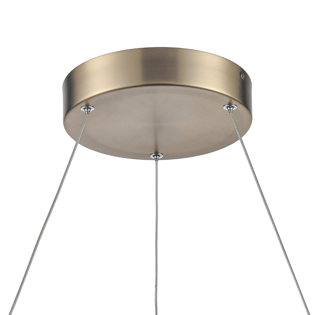 Fashionista 24 Wide LED Pendant - Bronze Image 5