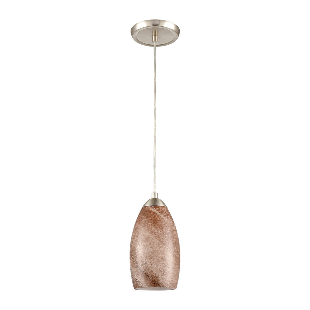 Planetario 5 Wide 1-Light Mini Pendant - Satin Nickel [85301/1] Image 2