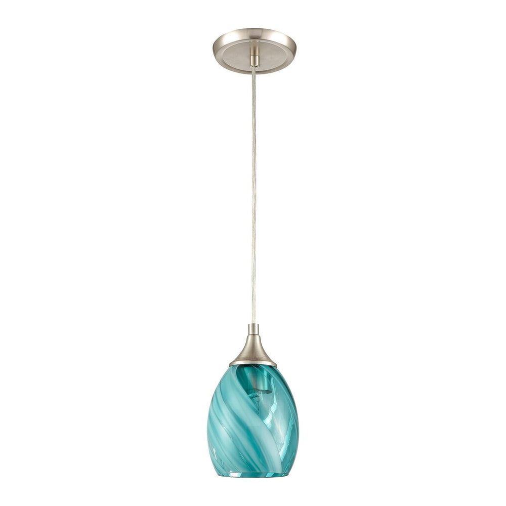 Caress 5 Wide 1-Light Pendant - Satin Nickel Image 2