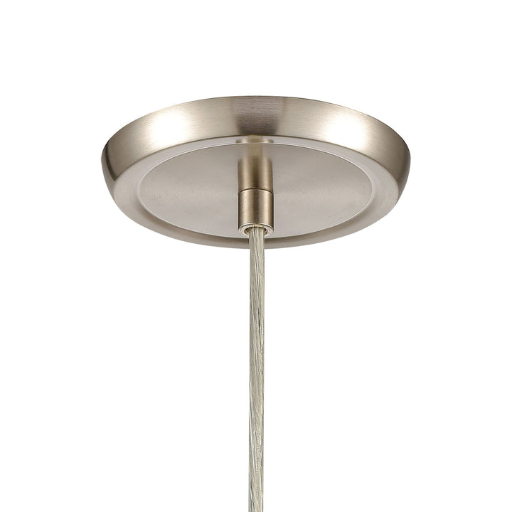 Winter Wind 5 Wide 1-Light Mini Pendant - Satin Nickel Image 3