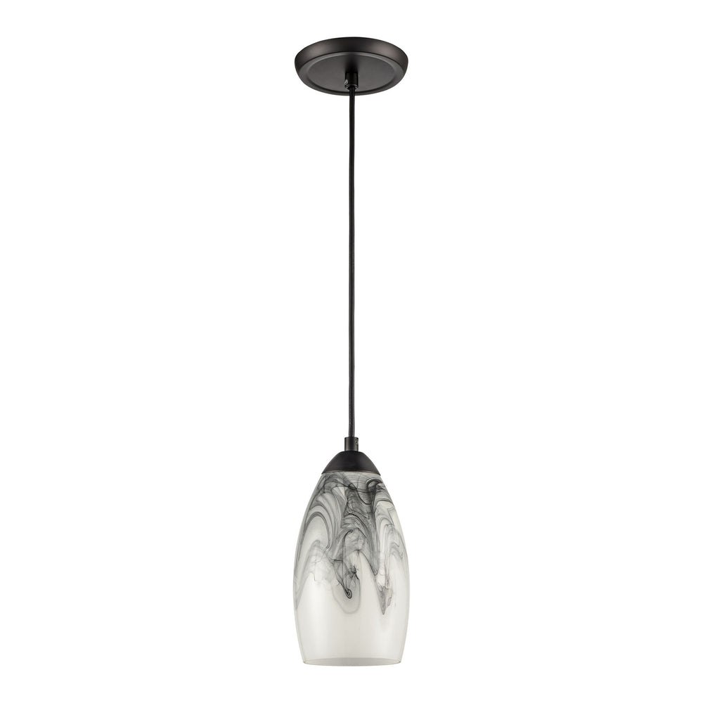 Corey 5 Wide 1-Light Pendant - Matte Black Image 2