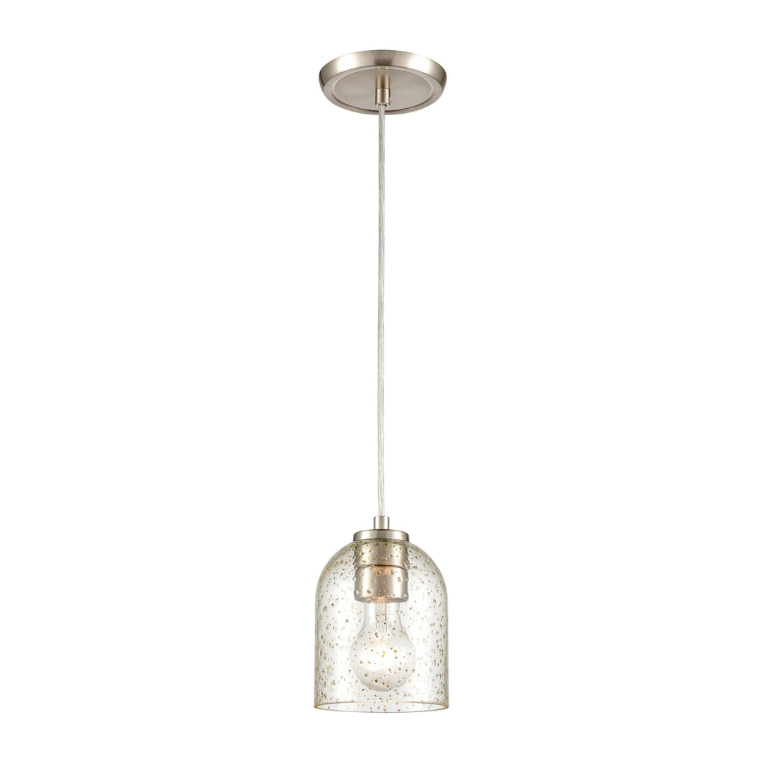 Sprinkle 5 Wide 1-Light Mini Pendant - Satin Nickel [85395/1] Image 1