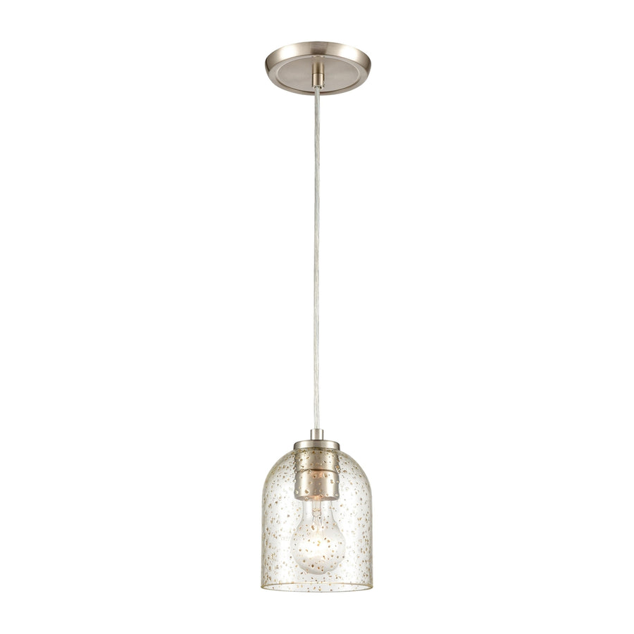 Sprinkle 5 Wide 1-Light Mini Pendant - Satin Nickel [85395/1] Image 1