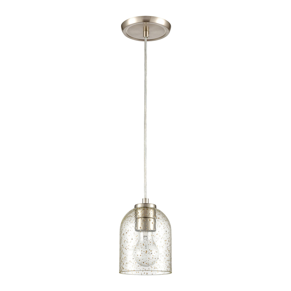 Sprinkle 5 Wide 1-Light Mini Pendant - Satin Nickel [85395/1] Image 2