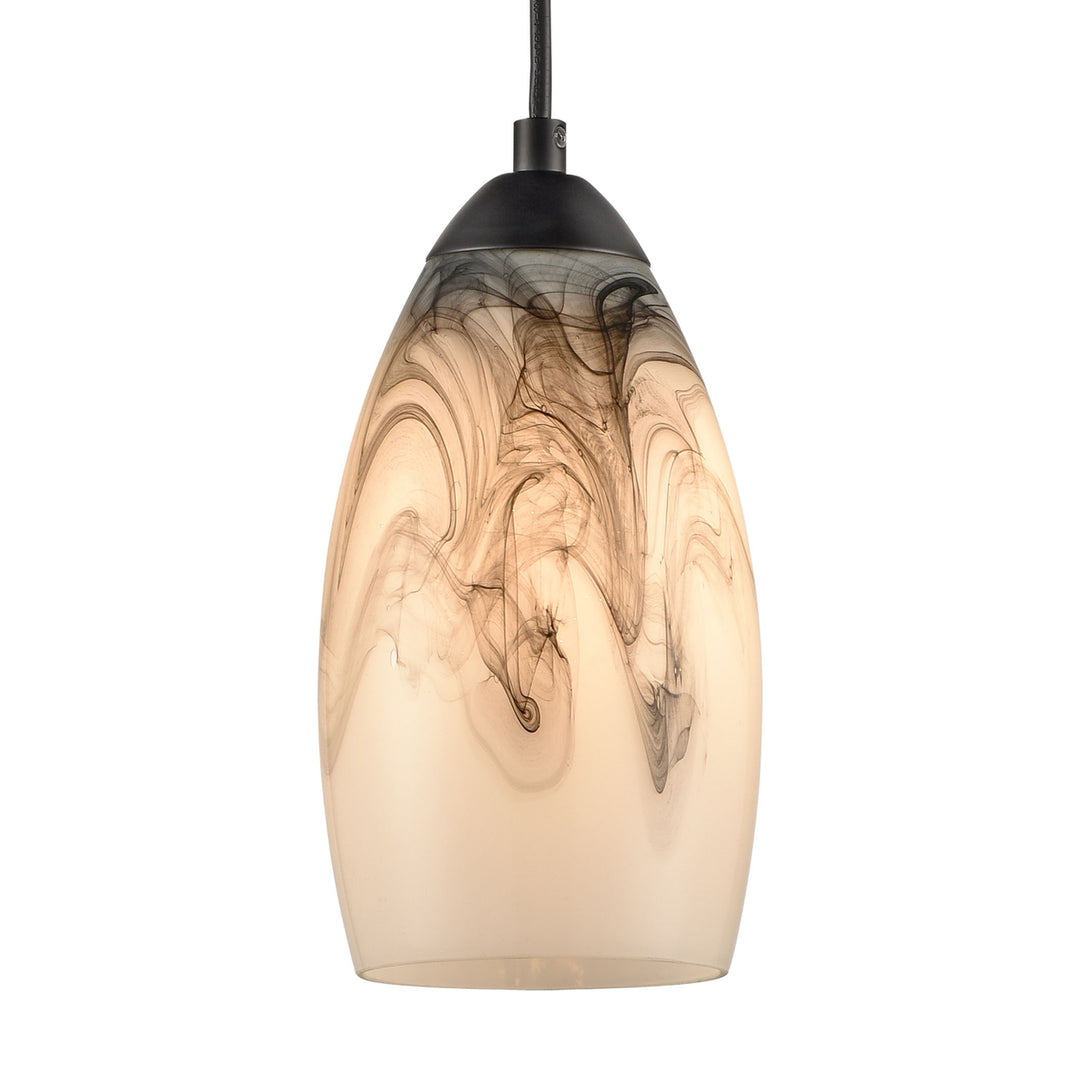 Corey 5 Wide 1-Light Pendant - Matte Black Image 4