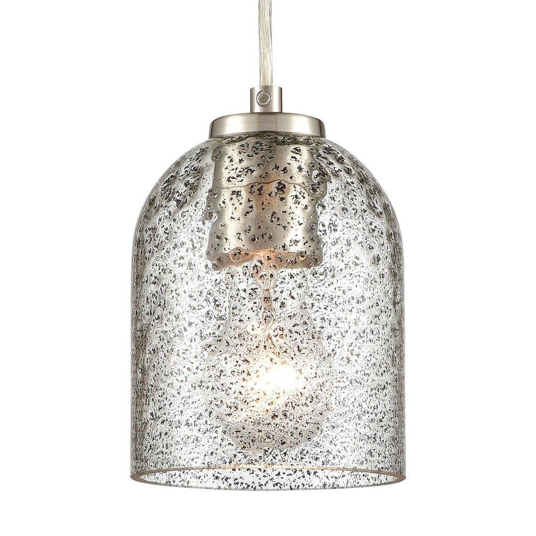 Sprinkle 5 Wide 1-Light Mini Pendant - Satin Nickel [85406/1] Image 4