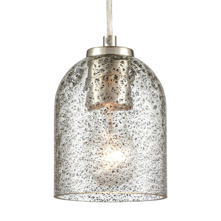 Sprinkle 5 Wide 1-Light Mini Pendant - Satin Nickel [85406/1] Image 4