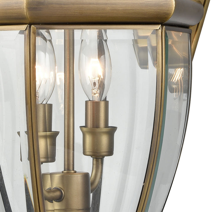 Ashford 10 High 2-Light Outdoor Sconce - Antique Brass Image 3