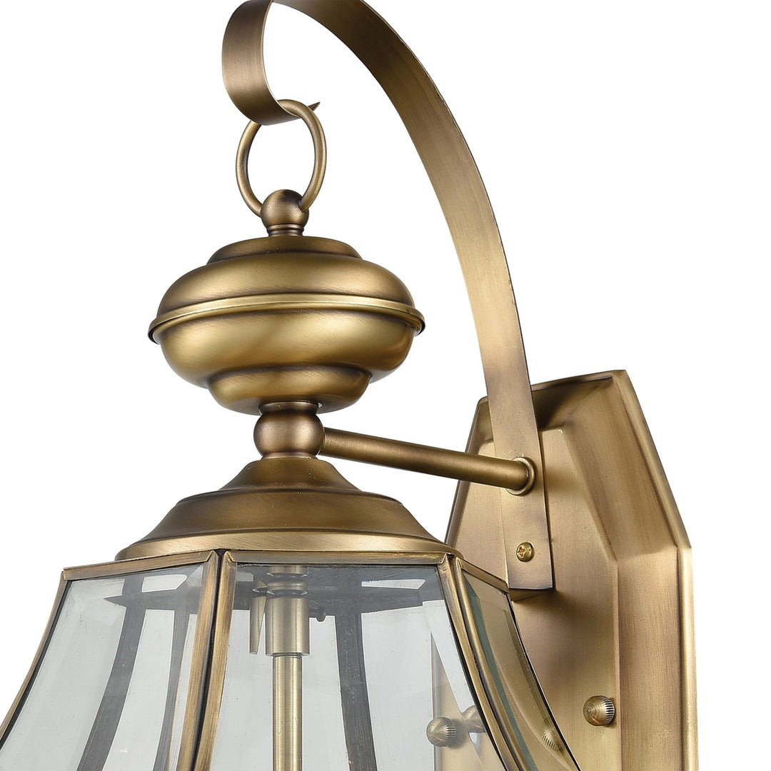 Ashford 10 High 2-Light Outdoor Sconce - Antique Brass Image 4