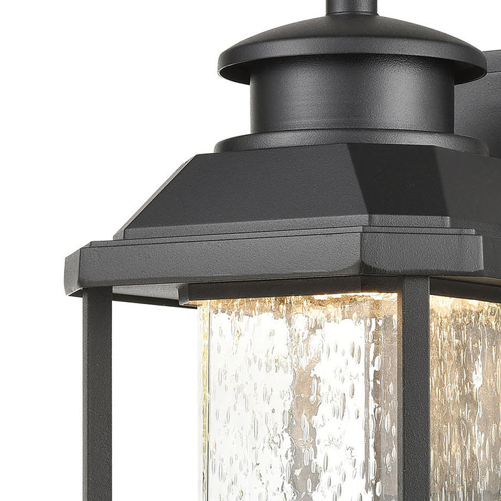 Irvine 13 High 1-Light Outdoor Sconce - Matte Black Image 3