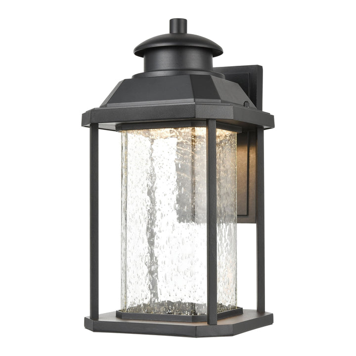 Irvine 16 High 1-Light Outdoor Sconce - Matte Black Image 1