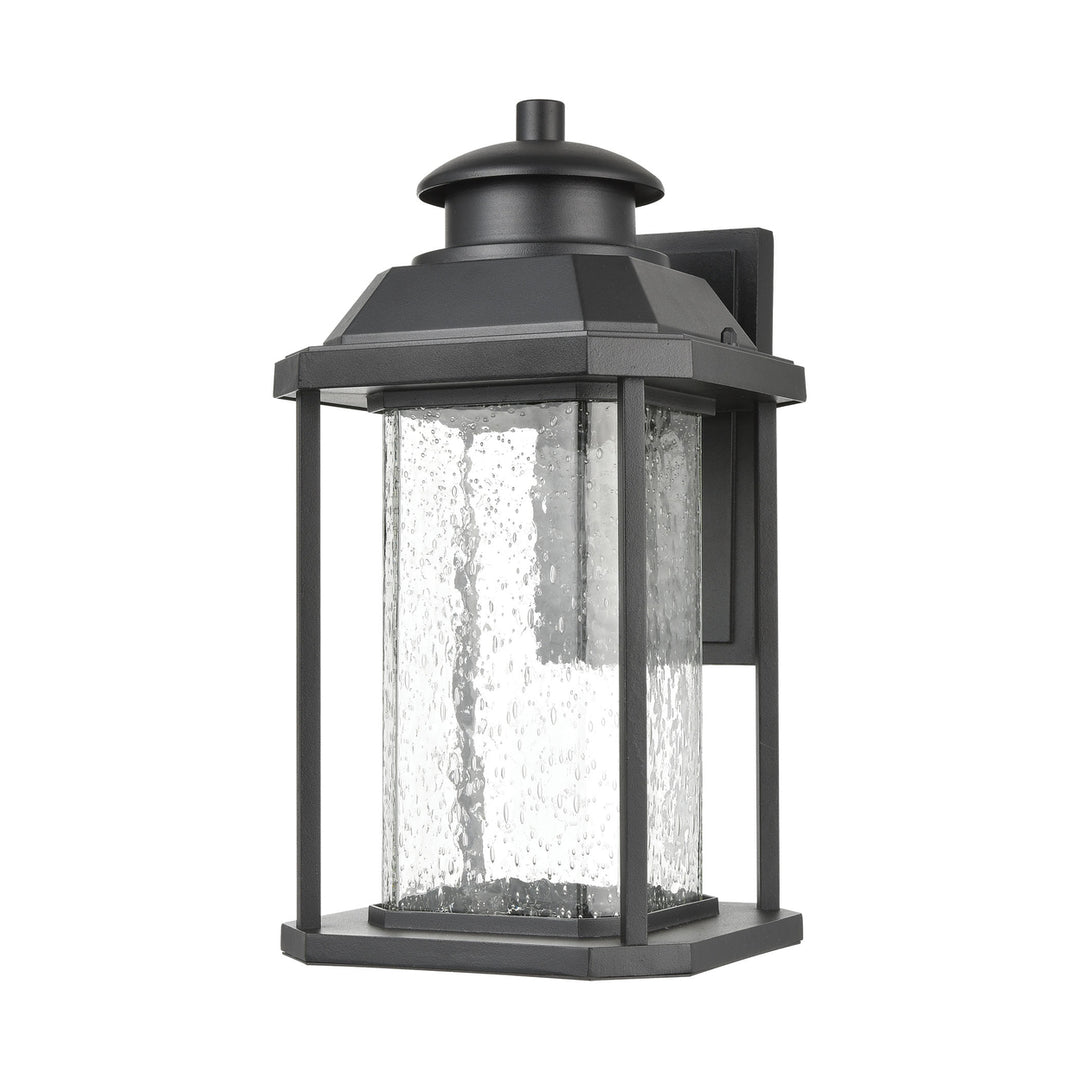 Irvine 16 High 1-Light Outdoor Sconce - Matte Black Image 2