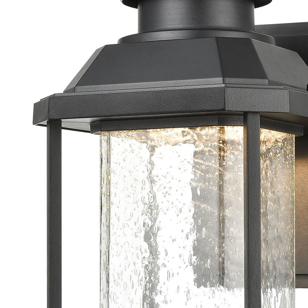 Irvine 16 High 1-Light Outdoor Sconce - Matte Black Image 3