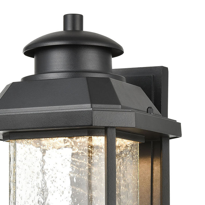 Irvine 16 High 1-Light Outdoor Sconce - Matte Black Image 5