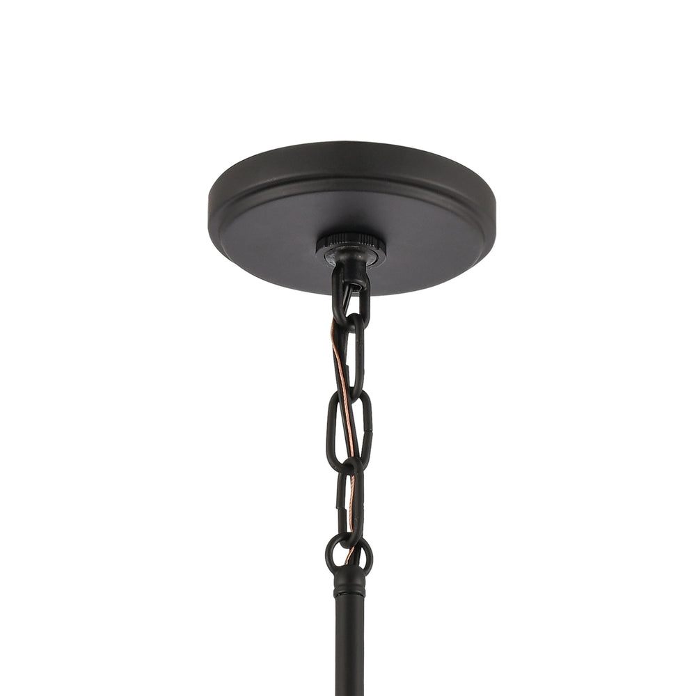 Kennington 8 Wide 1-Light Mini Pendant - Black Image 2