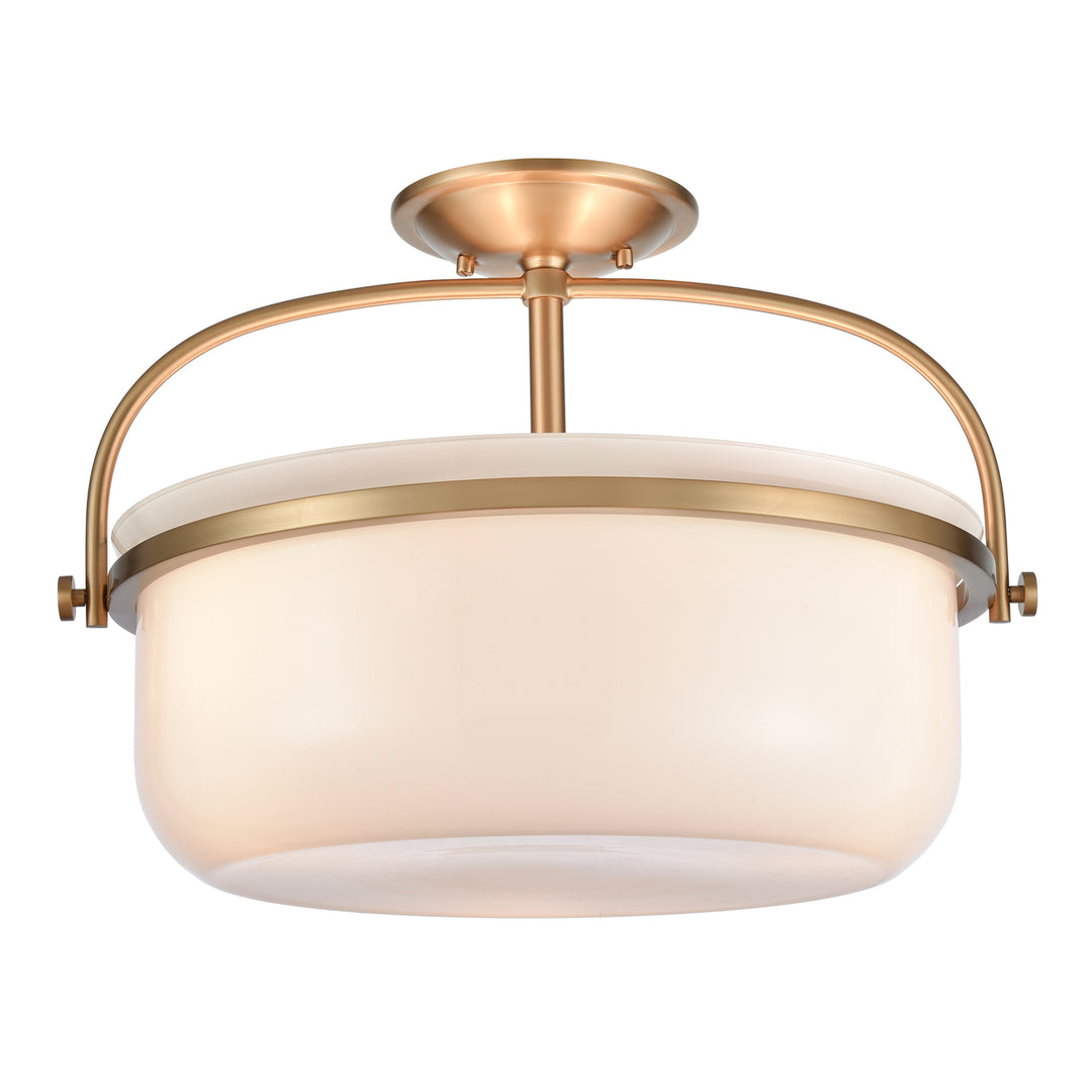 Wentworth 17 Wide 3-Light Semi Flush Mount Image 1