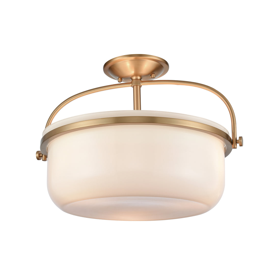 Wentworth 17 Wide 3-Light Semi Flush Mount Image 3