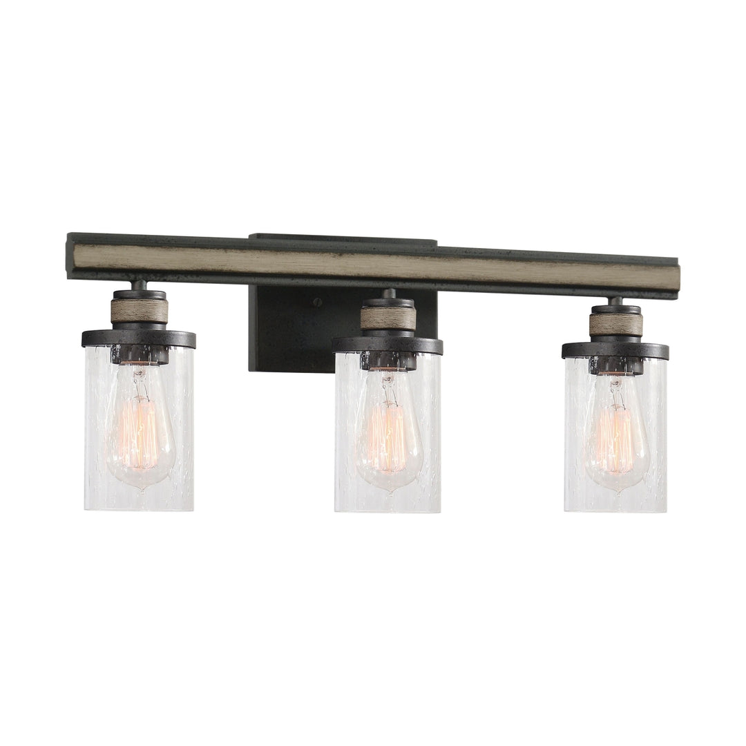 Beaufort 23 Wide 3-Light Vanity Light - Anvil Iron Image 1