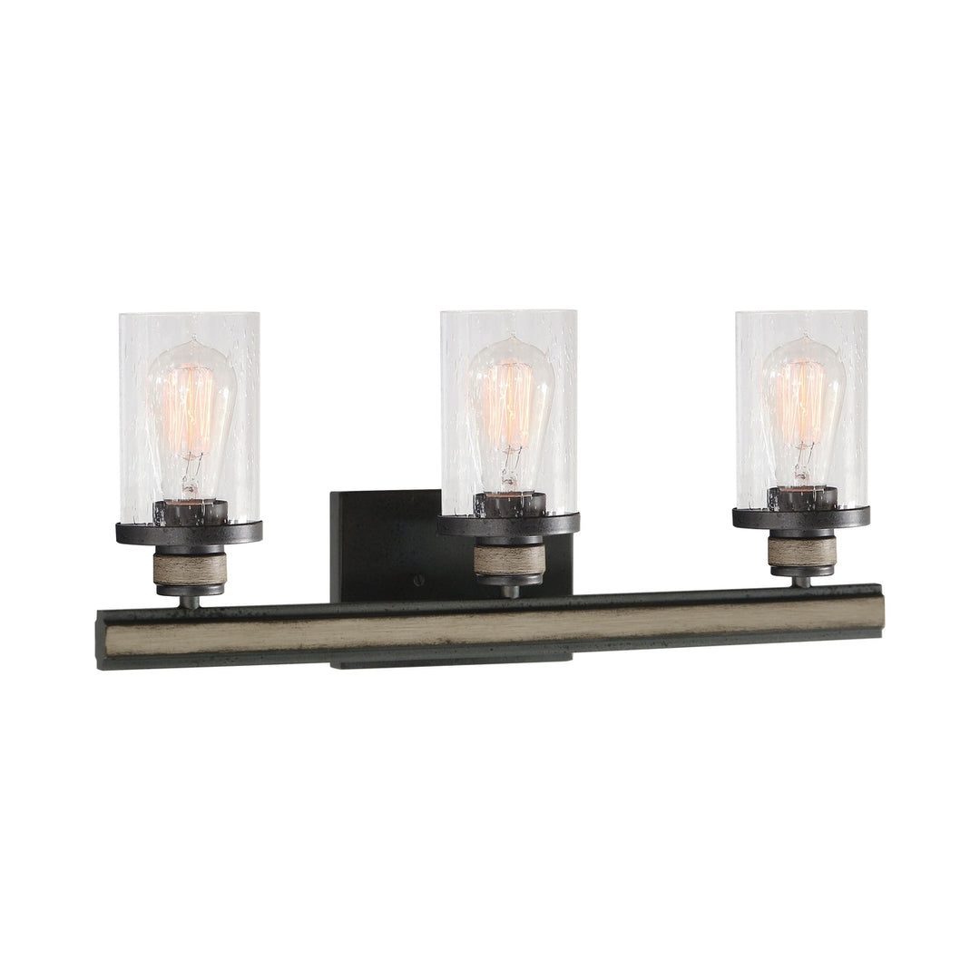 Beaufort 23 Wide 3-Light Vanity Light - Anvil Iron Image 3