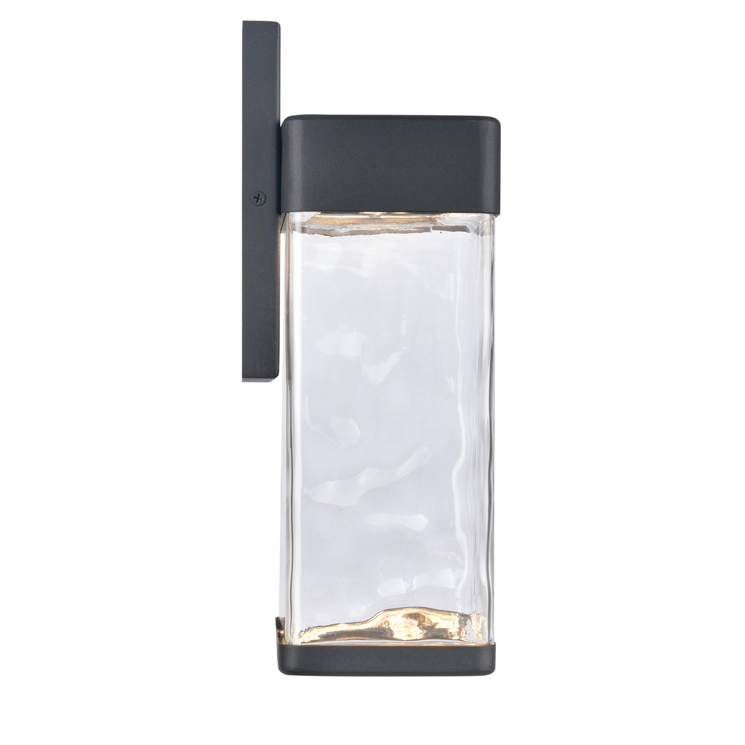 Cornice 13.5 High Integrated LED Outdoor Sconce - Charcoal Black Image 4