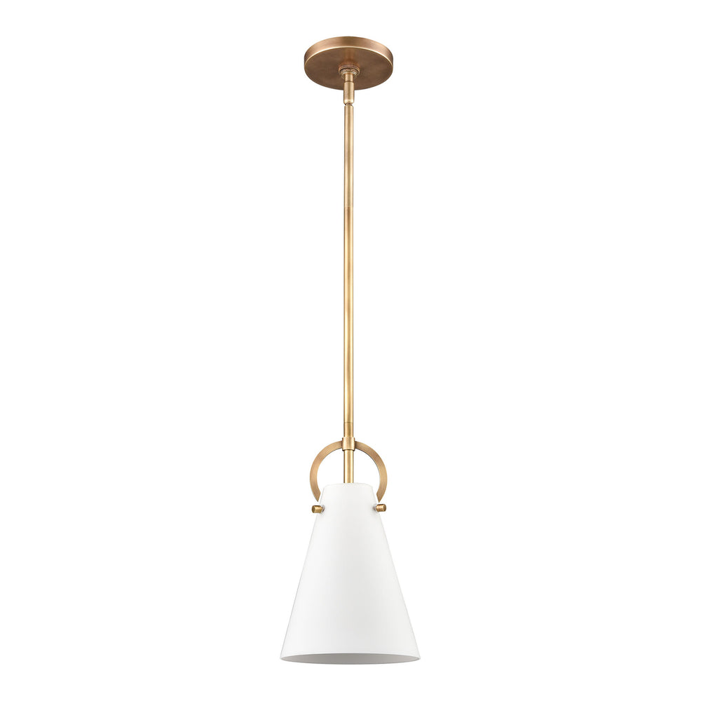 Gabby 7 Wide 1-Light Mini Pendant - Brass Image 2