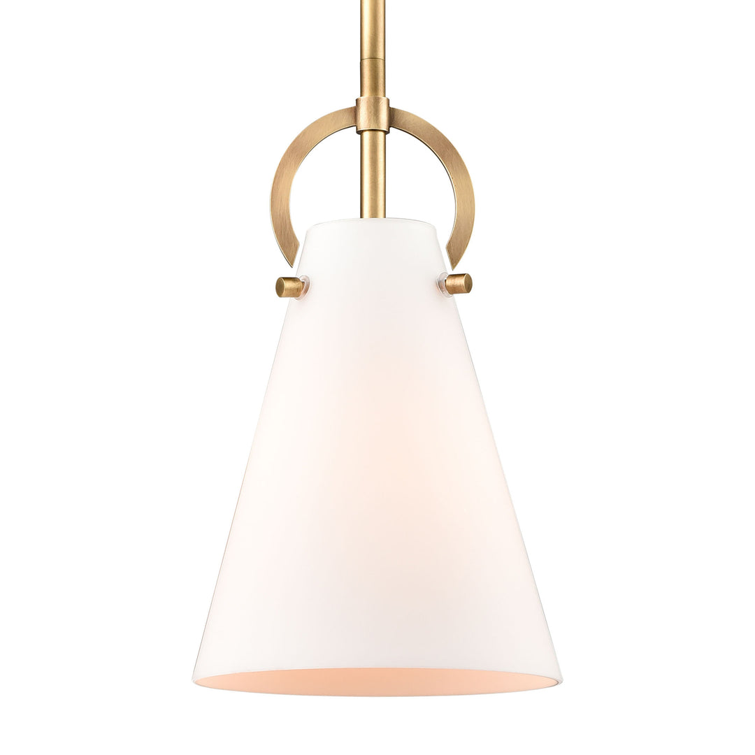 Gabby 7 Wide 1-Light Mini Pendant - Brass Image 4