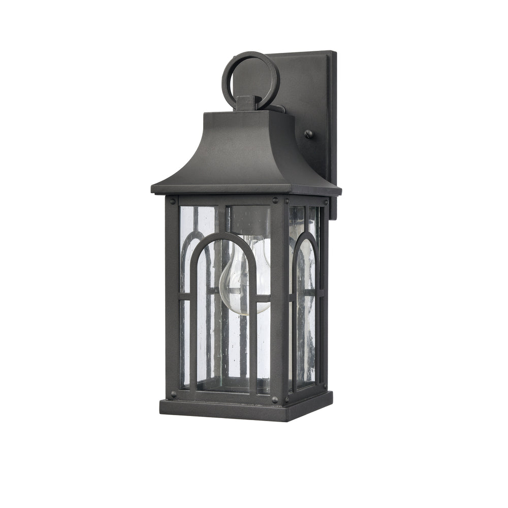 Triumph 14.5 High 1-Light Outdoor Sconce - Textured Black Image 2